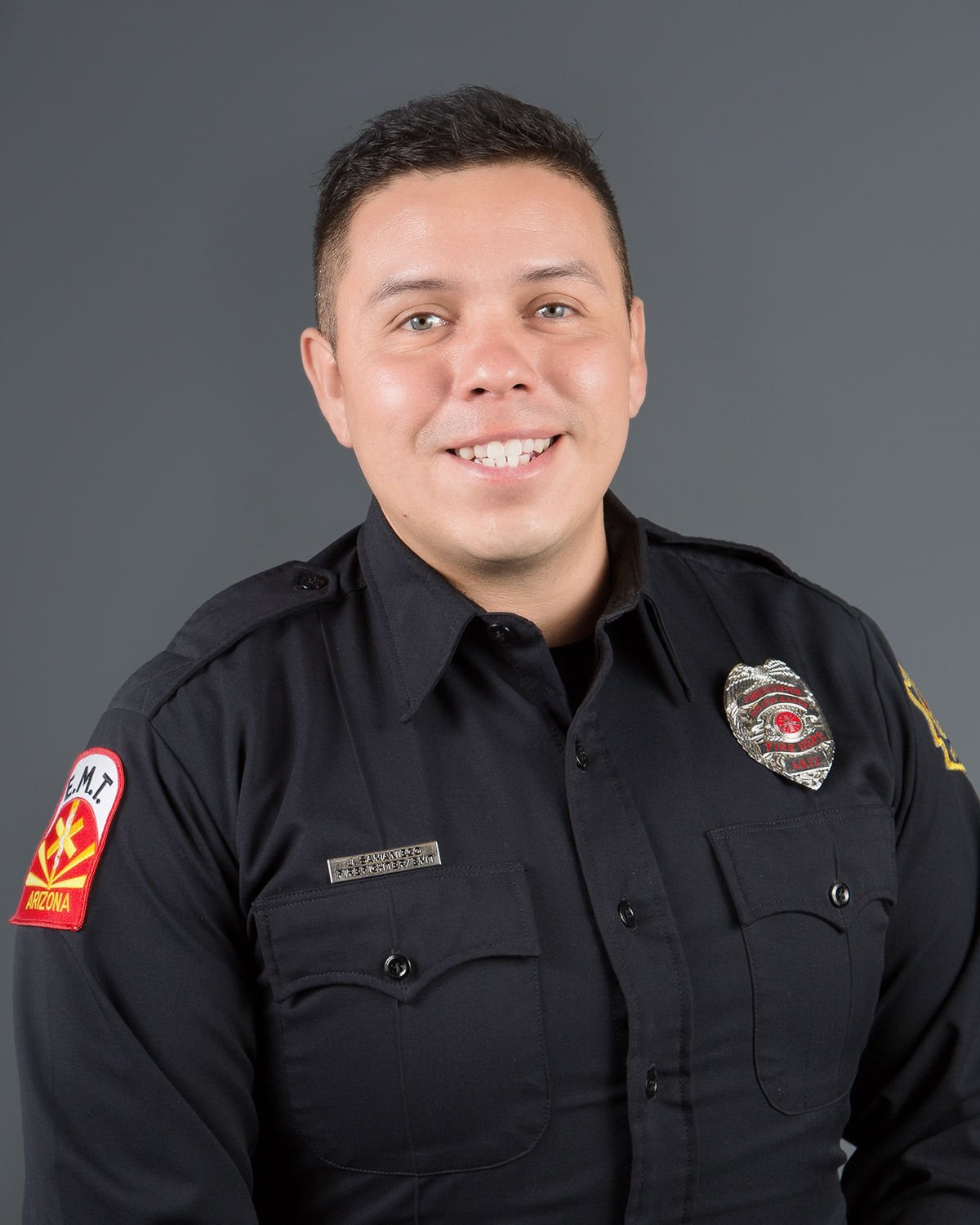 Firefighter Jose Samaniego